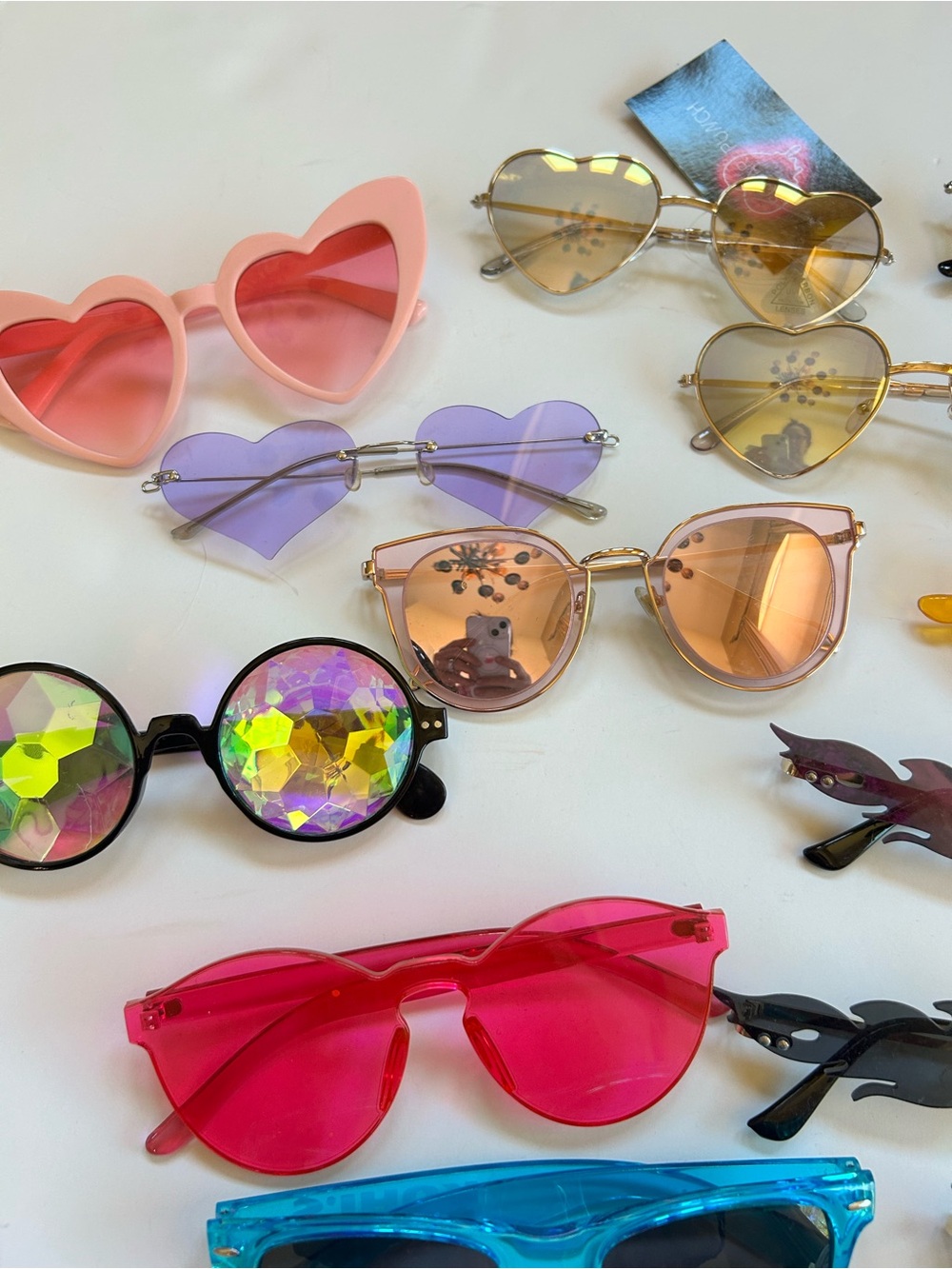 Fashion Sunglasses Bundle. Pink, Purple, Red, Blue, Gold, Black